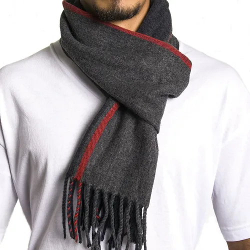 Miniatura 60 de Alpine Swiss Bufanda a cuadros para hombre, ultra suave, chal de invierno, cálido, ligero, para clima frío