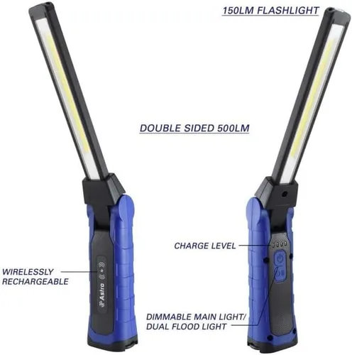 Miniatura 2 de Astro Tools 52SL 500x2 lúmenes Luz LED delgada plegable recargable sin cables de doble cara, 1 unidad