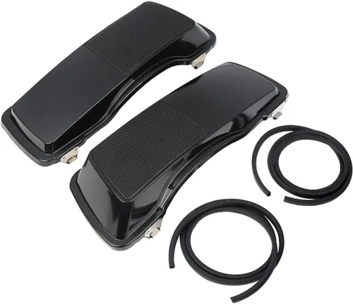 Miniatura 9 de TCT-MOTORPARTS Tapas Duras de Bolsa de Sillín para Modelos Harley Touring FLT FLHT FLHTCU FLHRC Road King Street Electra Glide Ultra-Classic