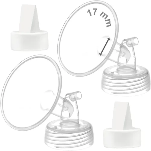 Miniatura 25 de Maymom Válvula de brida y pico de pato de 0.827 in compatible con piezas de bomba de repuesto Spectra S1 S2 9 Plus, no original Spectra Brida