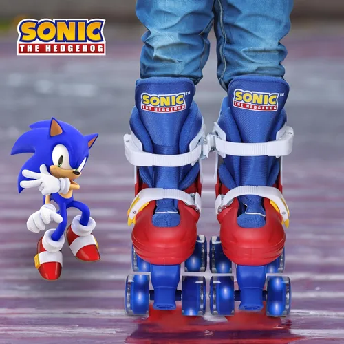 Miniatura 6 de Barbie - Patines de ruedas 2 en 1 para niños, se transforman de quads a patines en línea, botas rígidas duraderas, ruedas LED para quads e