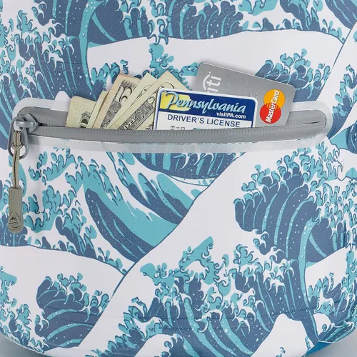 Miniatura 4 de Skog Å Kust DrySak - Bolsa impermeable con tapa enrollable para viajes y al aire libre - tamaños de 5, 10 y 20 litros Olas