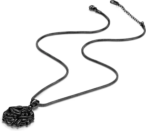 Miniatura 4 de Pentagram Pentacle Wiccan Necklace -Star Satanic Pendant 316L Stainless Steel Traditional Seal of Solomon Tetragrammaton Eliphas Levis Pentagra