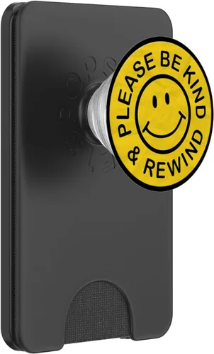 Miniatura 7 de Be Kind Rewind Apparel Retro Nostalgia Sticker 80s 90s PopSockets Grip and Stand para teléfonos y tabletas, Negro