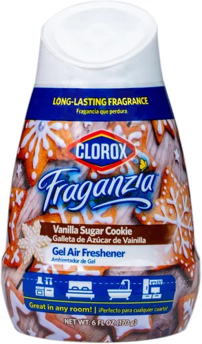 Miniatura 14 de Clorox Fraganzia Ambientador en Gel en Forma de Cono, Aroma de Orquídea Isla - Ambientador sin Enchufe, sin Batería para Habitaciones Pequeñas