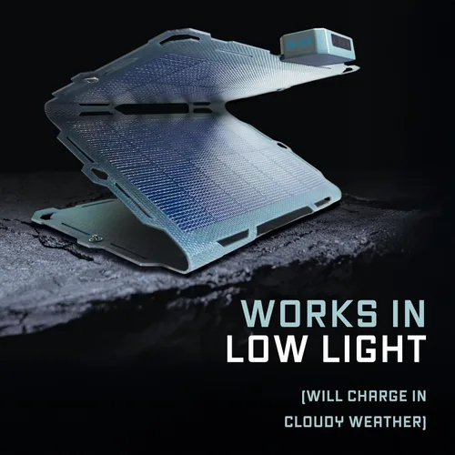 Miniatura 3 de Dark Energy Spectre - Panel solar plegable de 18 W Energía solar portátil carga dispositivos USB-C y USB-A Resistente a golpes e impactos