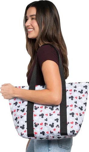 Miniatura 9 de Disney Bolsa de viaje con cremallera y estampado de iconos de Mickey y Minnie Mouse
