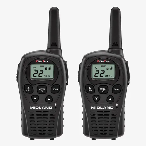 Miniatura 2 de Midland - LXT500VP3, Walkie Talkies FRS de 22 canales con escaneo de canales - Radios de dos vías de rango extendido, operación silenciosa