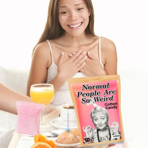 Miniatura 2 de Normal People are Weird Gourmet Cotton Candy – Divertido regalo para el Día de la Madre – Ideas de regalo para el Día del Padre – Hecho