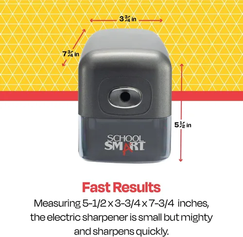 Miniatura 3 de School Smart sacapuntas eléctrico, resistente