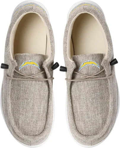 Miniatura 133 de FOCO Men's NFL Team Logo Lightweight Loafers Lace Up Cotton Knit Shoes