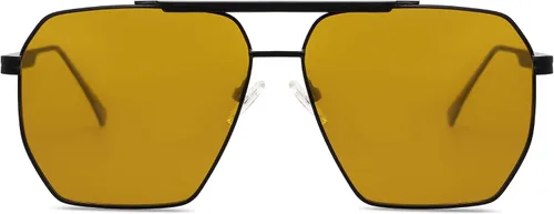 Miniatura 3 de SOJOS Gafas de sol polarizadas cuadradas retro de gran tamaño para mujeres y hombres, estilo vintage, UV400, gafas de sol clásicas grandes de metal