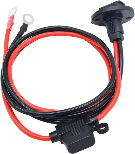 Miniatura 2 de Conector de cable de extensión de conector SAE a junta tórica de 39.3 pulgadas 10 AWG con 5 fusibles, compatible con generador solar, generador