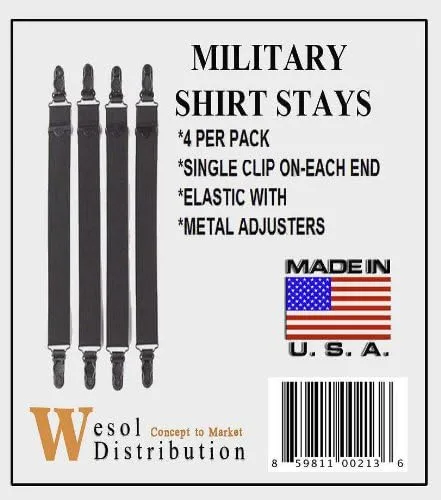 Miniatura 4 de Super Shirt Stays by Wesol Distribution Ligas estilo militar 4
