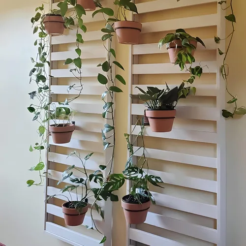 Miniatura 5 de Anillo de soporte para plantas de 4 pulgadas montado en la pared, paquete de 6 ganchos de metal para macetas, soporte para colgar plantas