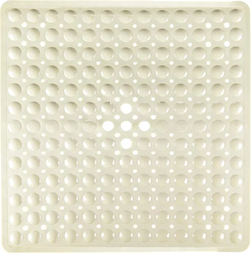 Miniatura 13 de Tapete de ducha negro antideslizante de 17 x 30 pulgadas, tamaño estándar, tapete de baño de burbujas suaves para ducha interior, tapete de baño
