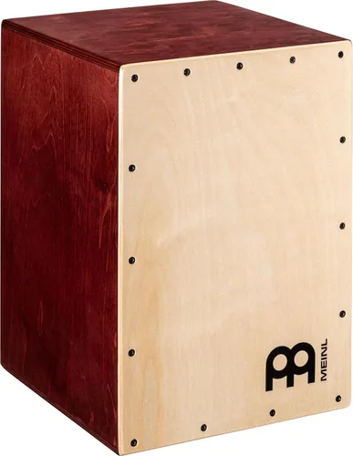 Miniatura 18 de Cajón para música, compacto, de madera de abedul con lazos internos marrón claro/natural