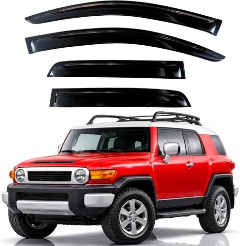 Miniatura 49 de KPY Visor de ventana compatible con Hyundai Tucson 2021-2025, 4 piezas de deflector de ventilación para ventana lateral, estilo Mugen, protector