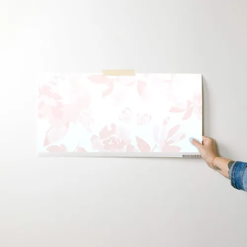 Miniatura 7 de Papel tapiz para despegar y pegar, peonías, rubor, flores, princesa, floral, para habitación de niñas, papel tapiz extraíble personalizado por