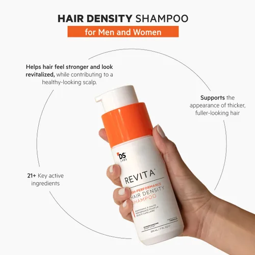 Miniatura 2 de DS Labs Revita Champú, 100 mL – Limpieza refrescante del cuero cabelludo para un aspecto más lleno, voluminizante, hidratación ligera, sin sulfato