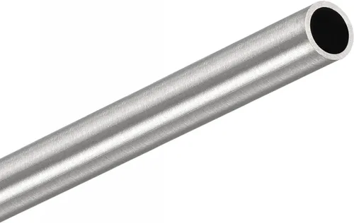 Miniatura 4 de Uxcell Tubo Redondo de Acero Inoxidable 304 de 6mm OD con Grosor de Pared de 0.6mm de 300mm de Longitud, 3 Piezas