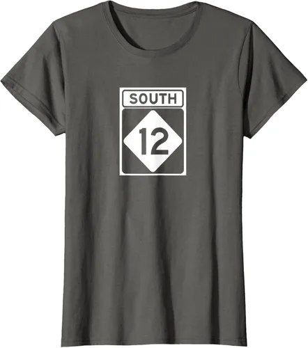 Miniatura 57 de Highway 12 South NC Outer Banks North Carolina Hwy - Camiseta, Negro, S