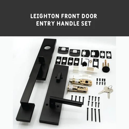 Miniatura 4 de Weslock Leighton (02870-252SL2D) - Juego de manijas de entrada para puerta delantera