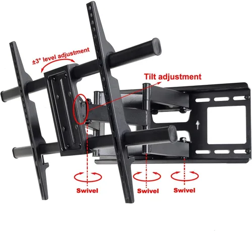 Miniatura 3 de VideoSecu Soporte de montaje en pared para TV Sharp 60" 70" LC-70C6600U LC60LE640U LC-60UQ17U LC-60TQ15U LC-60SQ15U LC-60EQ10U LC-60C6500U