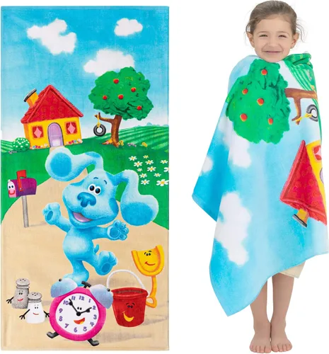 Miniatura 12 de Franco Toalla de playa de algodón súper suave para niños, 58 x 28 pulgadas, Hello Kitty