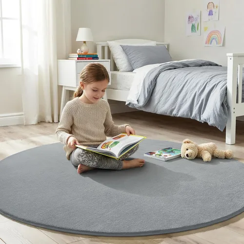 Miniatura 214 de Amearea Alfombras modernas para dormitorio, sala de estar, alfombra de espuma viscoelástica gruesa de 4 x 6 pies, alfombra de espuma viscoelástica