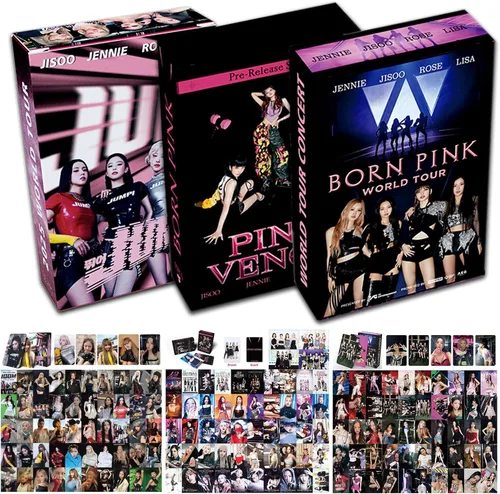 KPOPBTS Born Pink Photocards Nuevo Álbum 165 PCS/3 Paquetes Tarjetas Lomo Regalo para Niños y Niñas Blink