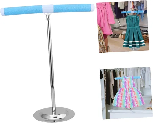 Miniatura 9 de Cabilock Estante de exhibición de ropa para niños y niñas, soporte en forma de T para ropa y material, diseño compacto para cuarto de bebé