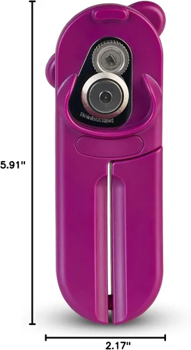 Miniatura 11 de Culinare Abrelatas C10026 MagiCan, morado, plástico/acero inoxidable, abrelatas manual, mango cómodo para mayor seguridad y facilidad, variante