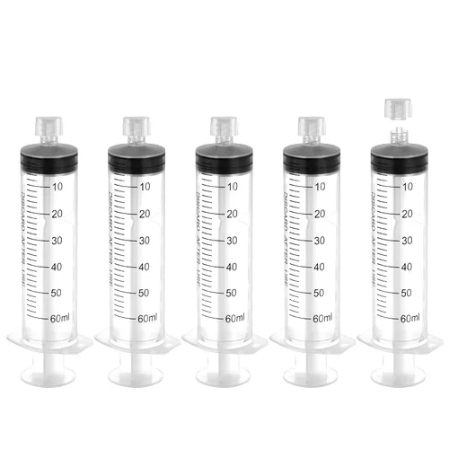 Miniatura 9 de Jeringa Luer Lock de 3mL con tapa - Estéril envuelta individualmente sin aguja - Medición precisa a prueba de fugas - Paquete de 12