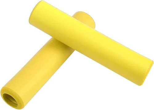 Miniatura 5 de CHICIRIS Agarradera para manillar, 1 par de empuñaduras para manillar, agarre de silicona antideslizante a prueba de golpes con tapones finales