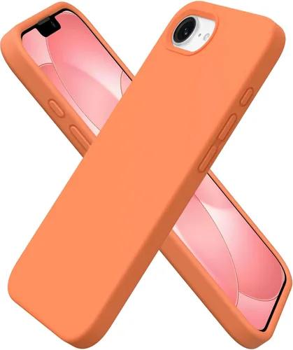 Miniatura 24 de ORNARTO Funda compatible con iPhone 16e de 6.1 pulgadas (2025), silicona líquida de 3 capas cubierta completa de goma de gel suave, funda protectora