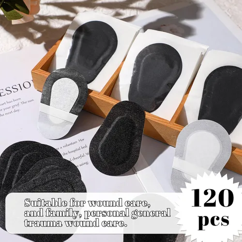 Miniatura 4 de 120 parches adhesivos para los ojos, parches para los ojos para adultos, parche desechable sin látex, vendajes adhesivos para adultos
