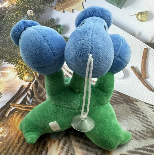 Miniatura 6 de JHESAO 7 "Pea Plants and Zombies Peashooter Plush Toys Threepeater PVZ Plush 1 2 Stuffed Soft Doll Three Heads Ice Pea Toy New