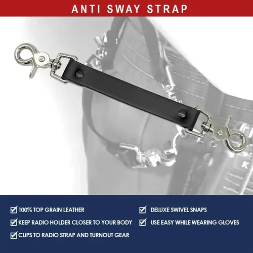 Miniatura 2 de Boston Leather Boston - Correa anti-balanceo - 5425-1, Negro
