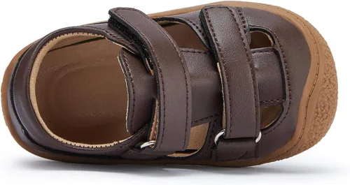 Miniatura 5 de BMCiTYBM Sandalias de verano con punta cerrada para bebé, niño, niña, zapatos ligeros, antideslizantes, para primeros pasos, 6, 9, 12, 18, 24 meses