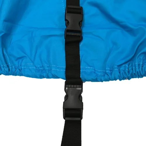 Miniatura 5 de EliteShield Cubierta impermeable para lancha pontón, poliéster 600D resistente grado marino, cubierta de pontón remolcable cubierta de lancha, se