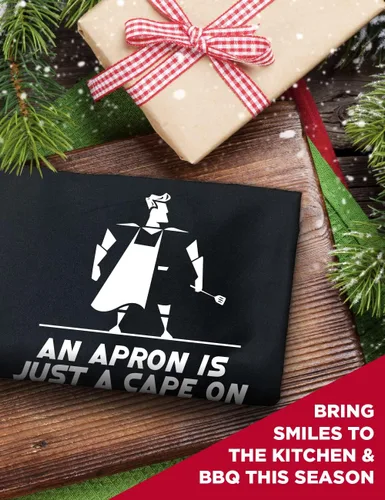 Miniatura 6 de ApronMen - Funny Apron For Men - BBQ Gifts for Men & Unique Gifts for Fathers - Mens Aprons for Grilling Un delantal es solo una capa