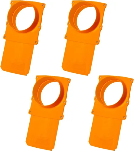Miniatura 11 de POWERTEC 70294 - Puerta de ráfaga integrada de 2-1/2 pulgadas, resistente a obstrucciones, ajuste de plástico ABS cónico antihuecos para sistemas