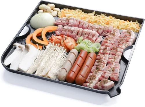 Miniatura 9 de COOKKING - Master Grill Pan, Sartén tradicional coreana para barbacoa - Estufa antiadherente para interiores y exteriores, sin humo, de aluminio