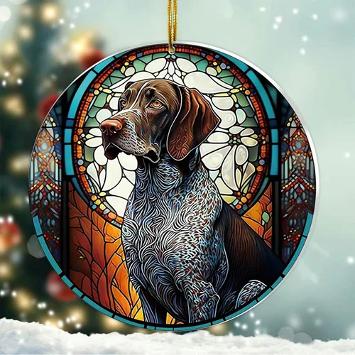 Miniatura 10 de Regalos de Malamute de Alaska - Adorno Navideño de Perro de Alaska 2025 Regalos de Perro de Alaska para Mujeres, Adorno de Malamute de Alaska