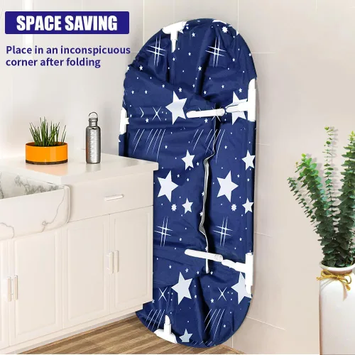 Miniatura 4 de BESTHLS Bañera Portátil para Adultos, Bañera Plegable Portátil para Baño de Remojo, Tina de Baño Ecológica para Cabina de Ducha (Azul Cielo Grande)
