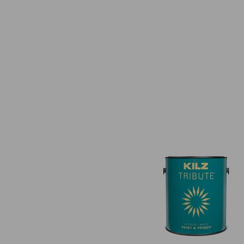 Miniatura 137 de KILZ TRIBUTE Pintura e imprimación, para interiores, semibrillante, Vintage Indigo, 1 galón Índigo Victoria