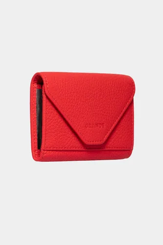 Miniatura 79 de grande Estuches para tarjetas 3639, Naranja, Tarjetero de cuero con cierre magnético, cartera pequeña de acordeón para mujer