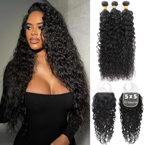 Miniatura 14 de Cabello Brasileño Ondulado Degradado de 2 Tonos 3 Paquetes Cabello Humano Virgen Remy Brasileño Paquetes de Tejido de Cabello Ondulado 100% Sin