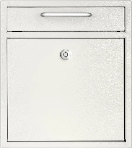Miniatura 13 de AdirOffice contenedor con traba - Buzón de correo montado en pared., Blanco, 631-04-WHI